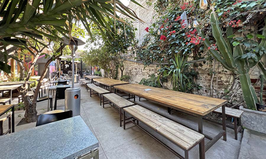 La gran terraza abierta de Bravo 951